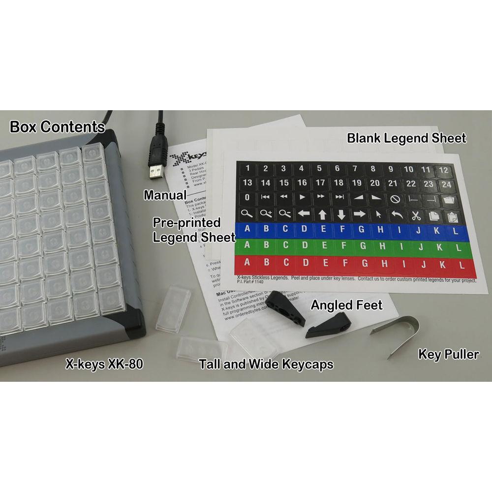 X-keys 8 Dedicated Keys Optimized For Controlling A Kvm. These Keys Can Send Any Key Combination, Macro, Or