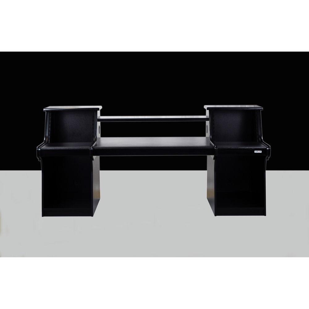 Zaor Terra Studio Desk with 16 RU Rack Bay