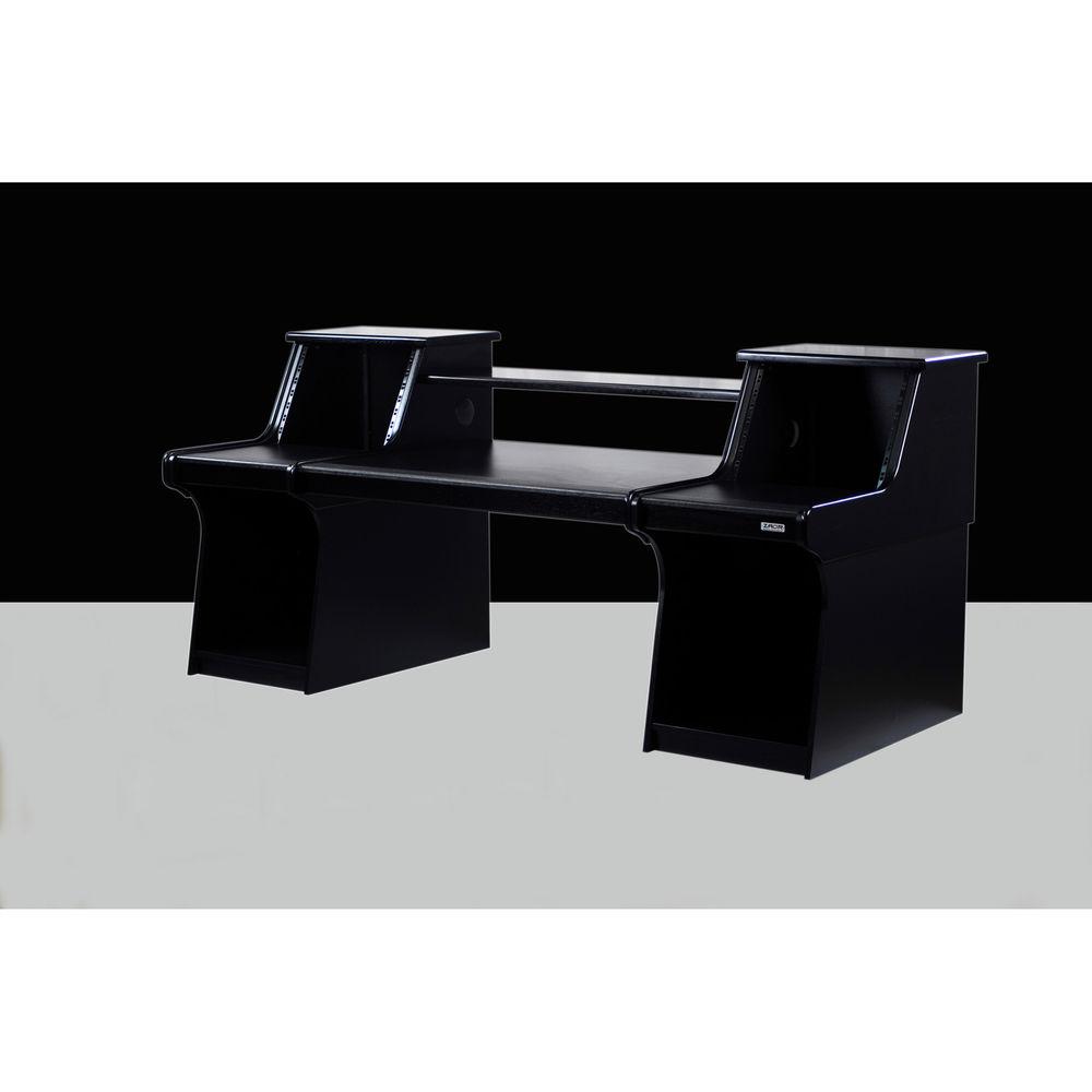 Zaor Terra Studio Desk with 16 RU Rack Bay