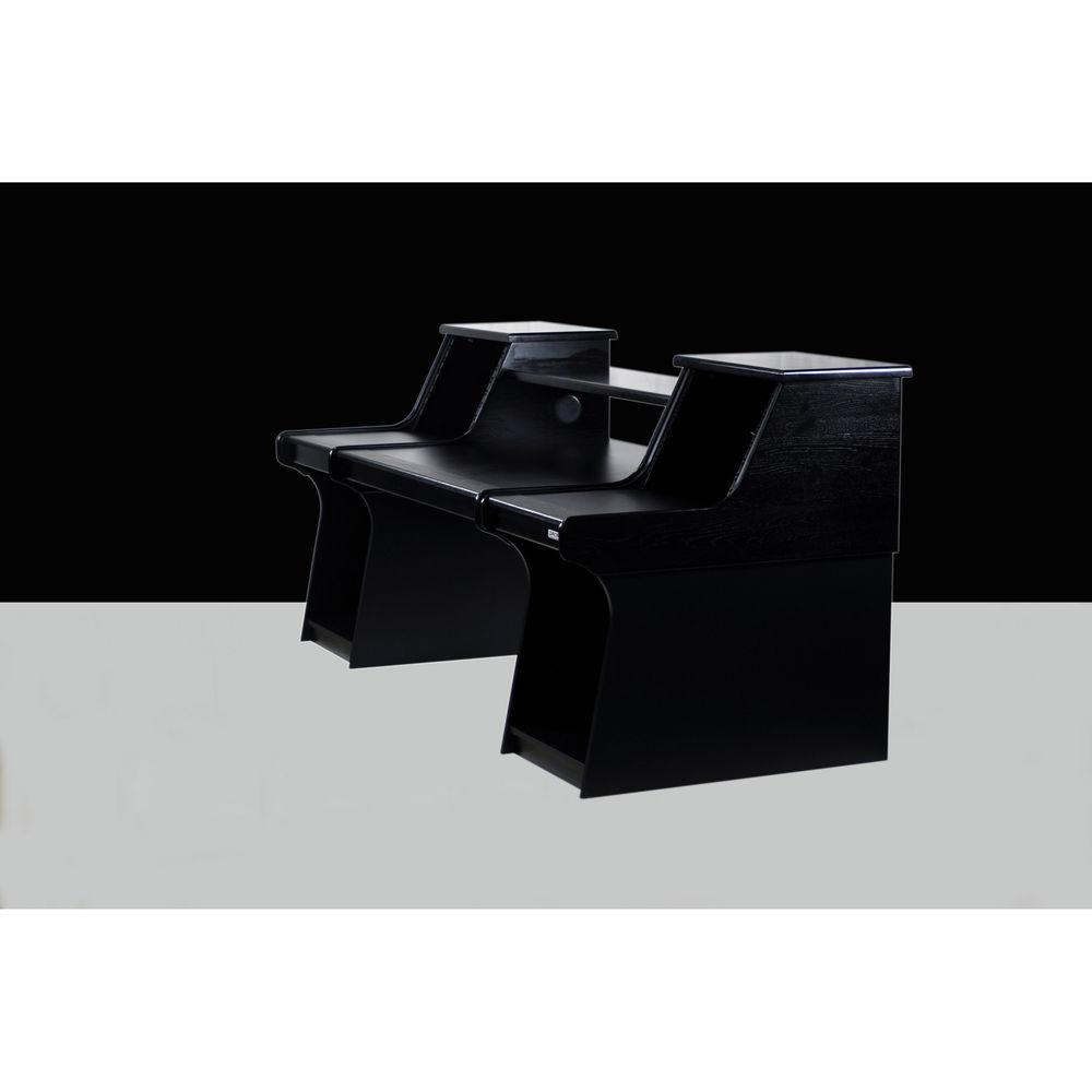 Zaor Terra Studio Desk with 16 RU Rack Bay