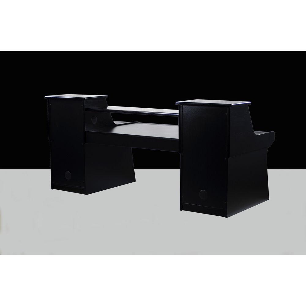 Zaor Terra Studio Desk with 16 RU Rack Bay