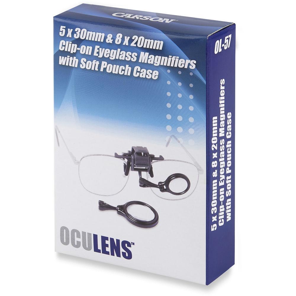 Carson OL-57 5x OcuLens Magnifier with Interchangeable 8x Lens