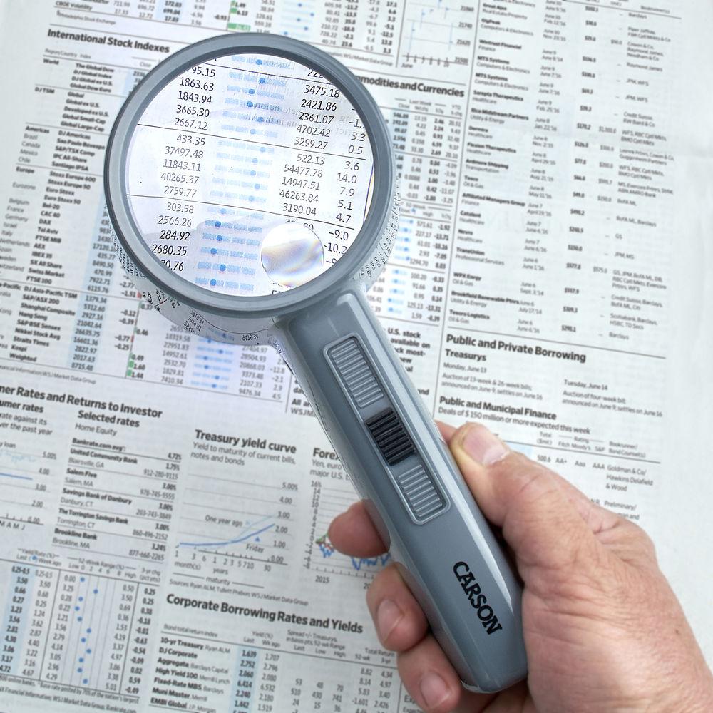 Carson PT-90 2x MagniTop Magnifier with 4x Power Spot