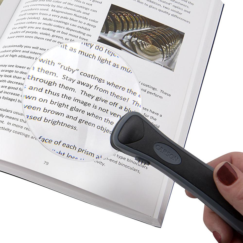 Carson RM-95 2x RimFree Lighted Magnifier