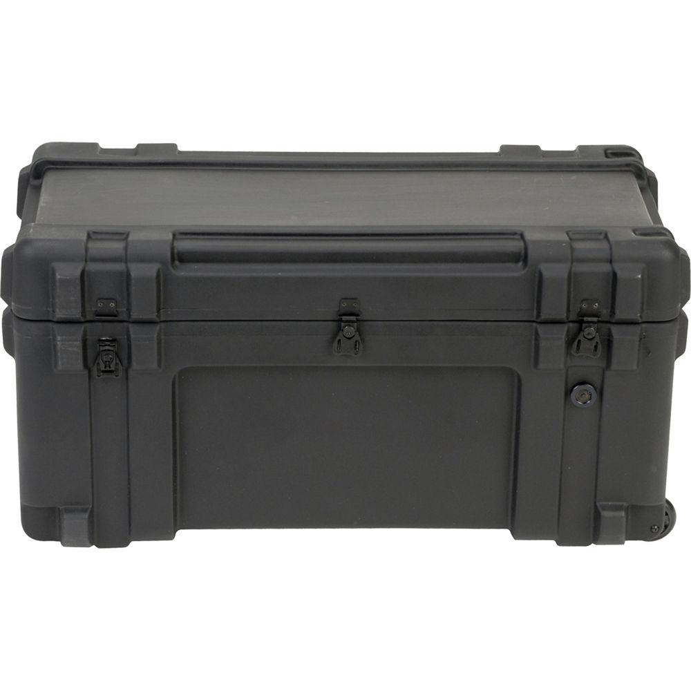 SKB 3R3214-15B-CW Roto-Molded Mil-Standard Utility Case with Cubed Foam Interior and wheels