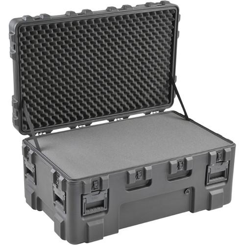 SKB 3R4024-18B-L Roto-Molded Mil-Standard Utility Case with Layered Foam Interior