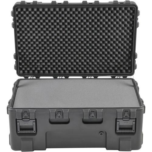 SKB 3R4024-18B-L Roto-Molded Mil-Standard Utility Case with Layered Foam Interior