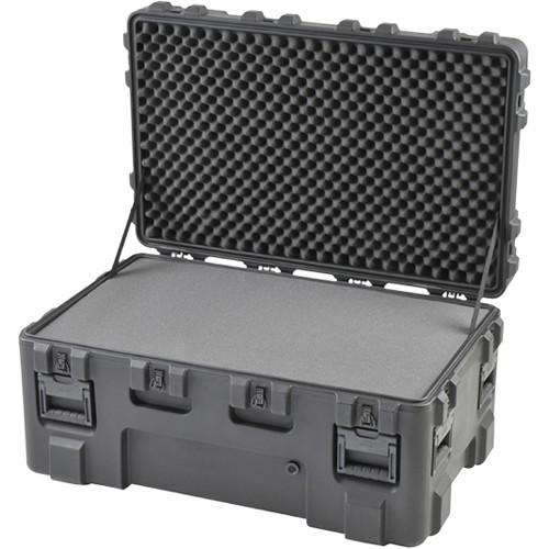 SKB 3R4024-18B-L Roto-Molded Mil-Standard Utility Case with Layered Foam Interior