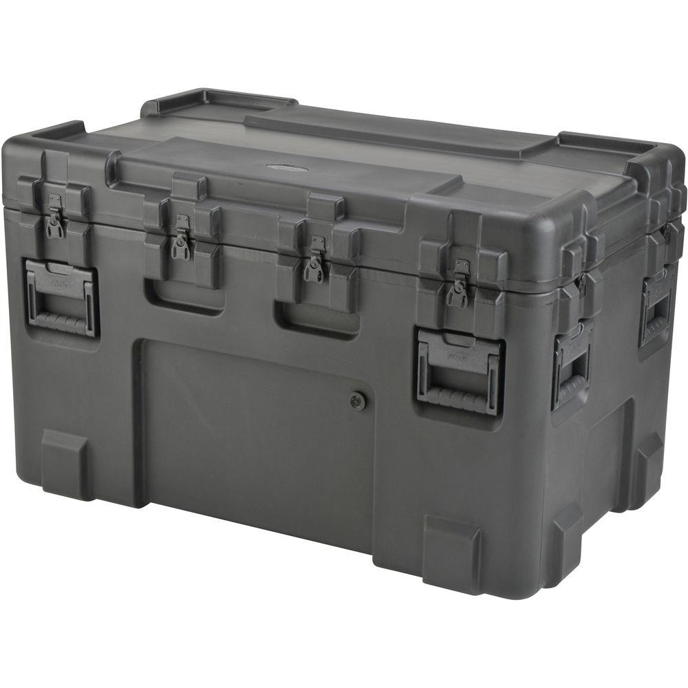 SKB 3R4024-24B-L Roto-Molded Mil-Standard Utility Case with Layered Foam Empty Interior