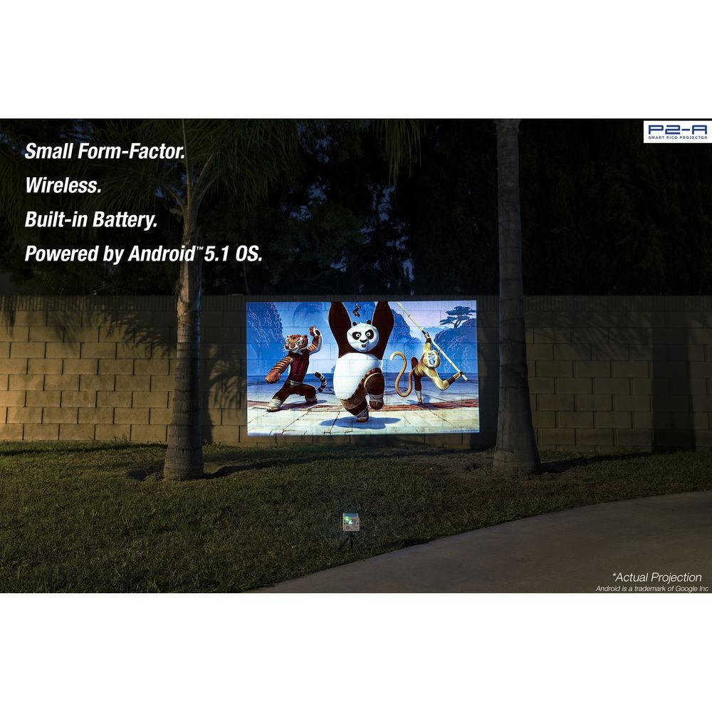 AAXA Technologies P2-A 130-Lumen WVGA LED Smart Pico Projector