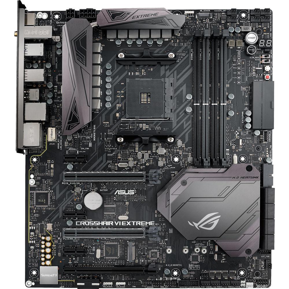 ASUS Republic of Gamers Crosshair VI Extreme AM4 Extended ATX Motherboard
