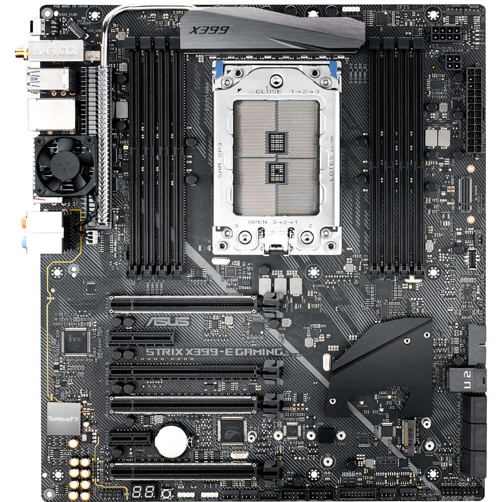 ASUS Republic of Gamers Strix X399-E Gaming TR4 Extended ATX Motherboard