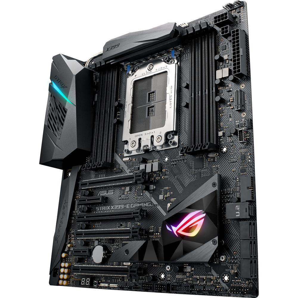 ASUS Republic of Gamers Strix X399-E Gaming TR4 Extended ATX Motherboard