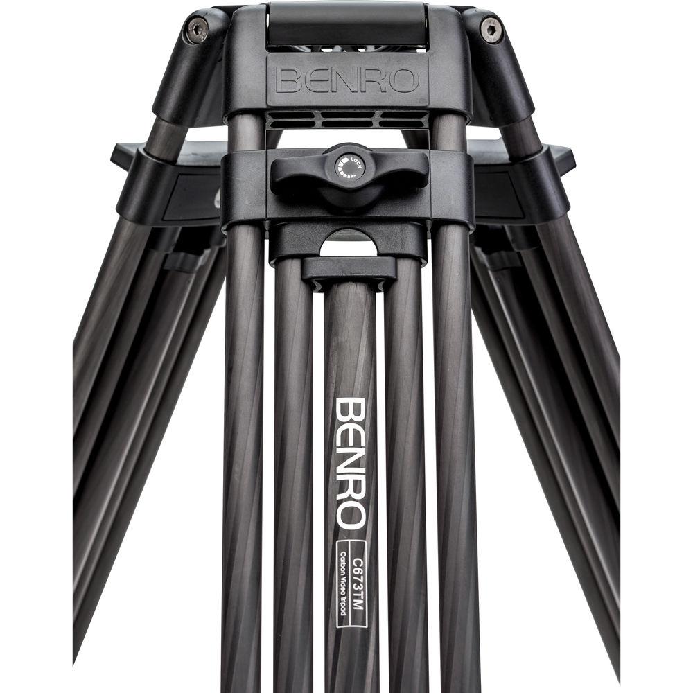 Benro C673TM Carbon Fiber Tandem-Leg Video Tripod