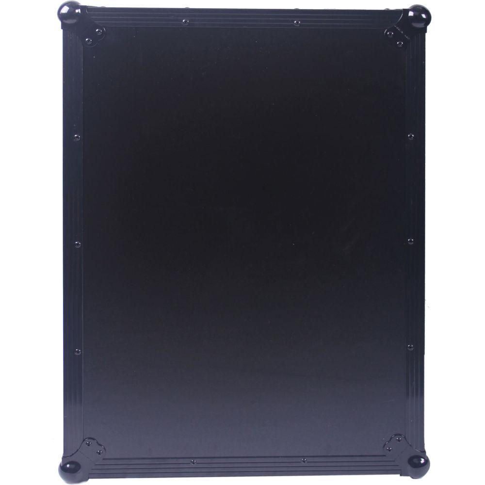 DeeJay LED 11 RU Slant Mixer Rack 16 RU Vertical Rack System Combo Case with Caster Board