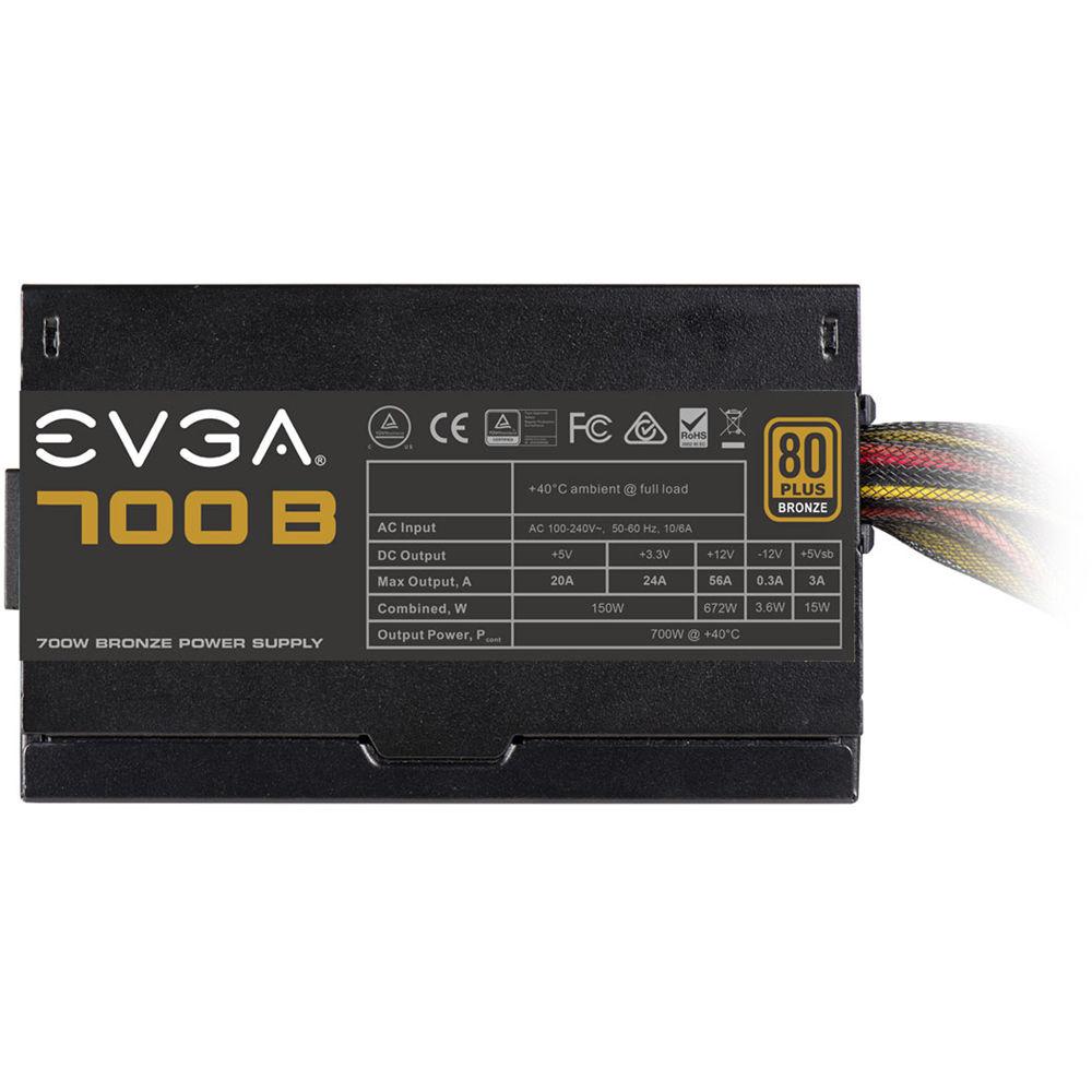 EVGA 700B 700W 80 Plus Bronze Power Supply
