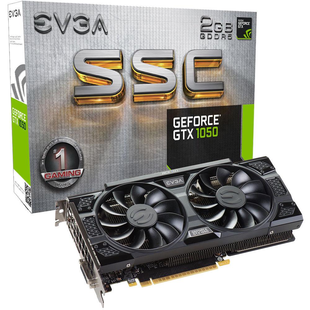 EVGA GeForce GTX 1050 SSC GAMING ACX 3.0 Graphics Card