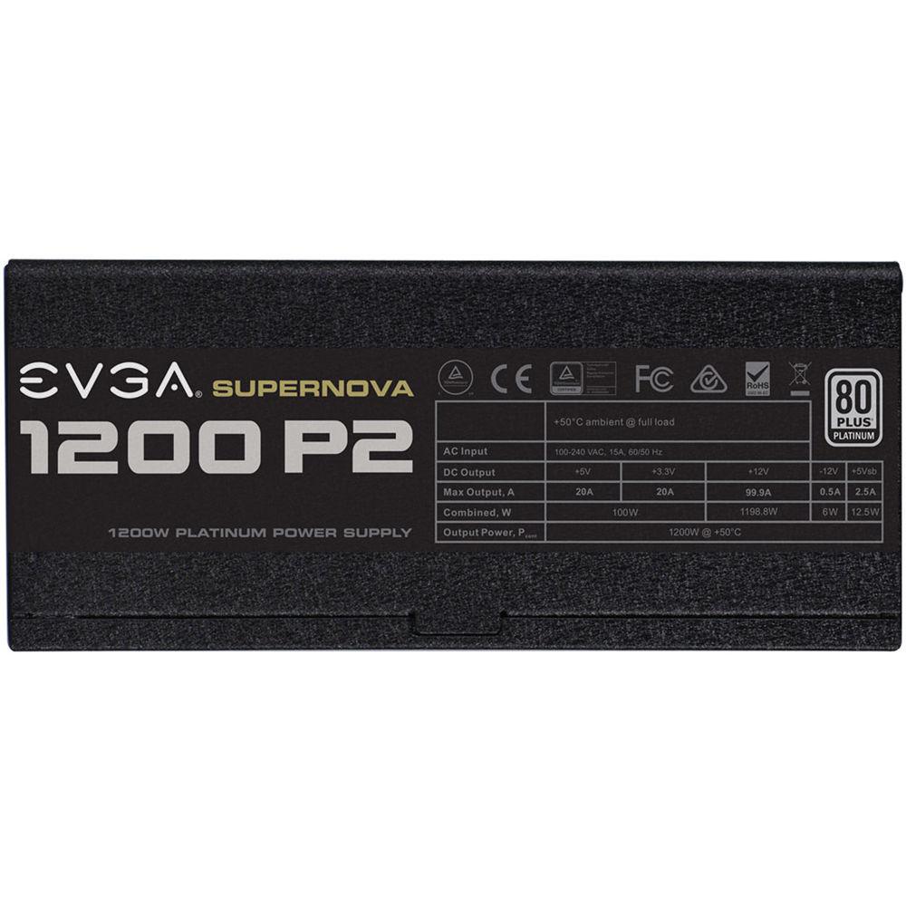 EVGA SuperNOVA 1200 P2 1200W 80 Plus Platinum Modular Power Supply