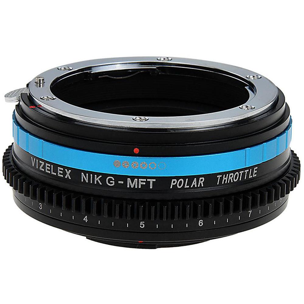 FotodioX Nikon F Lens to Micro Four Thirds Camera Vizelex Polar Throttle Adapter