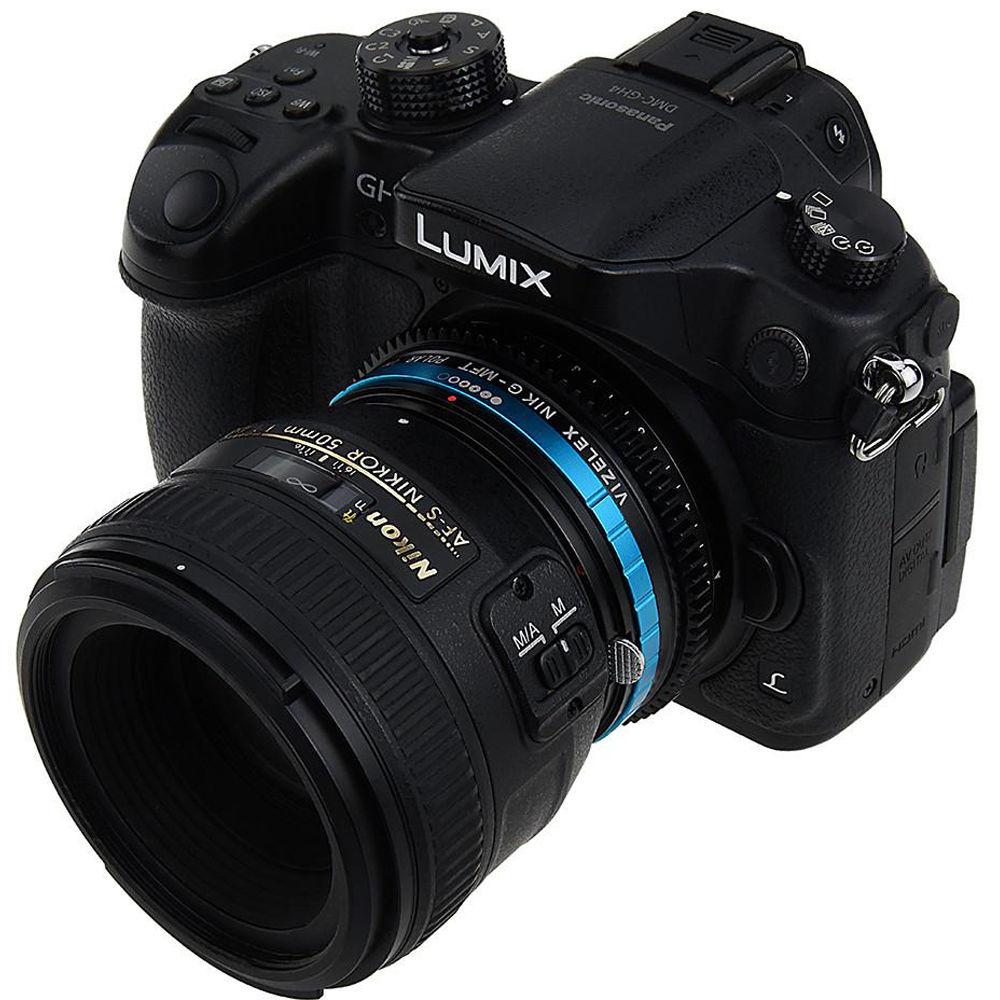 FotodioX Nikon F Lens to Micro Four Thirds Camera Vizelex Polar Throttle Adapter