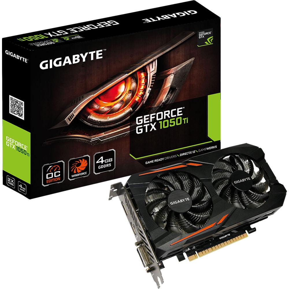 Gigabyte GeForce GTX 1050 Ti OC 4G Graphics Card
