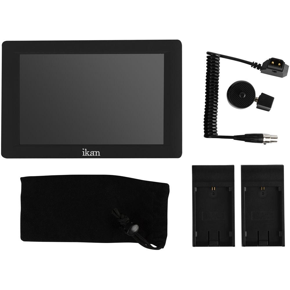 ikan Blitz 400 Pro Wireless Uncompressed 3G-SDI HDMI Video Kit with Saga S7H On-Camera Field Monitor