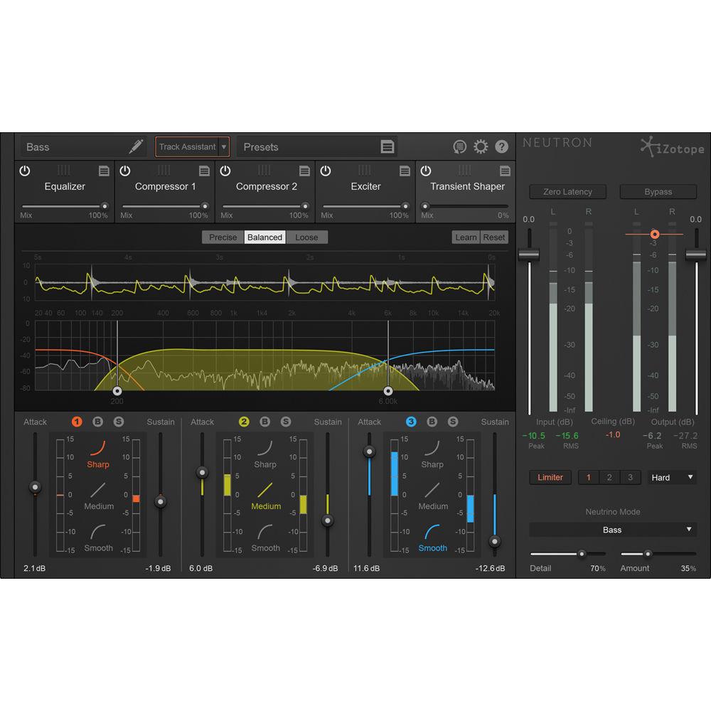 iZotope Neutron Elements - Channel Strip Software