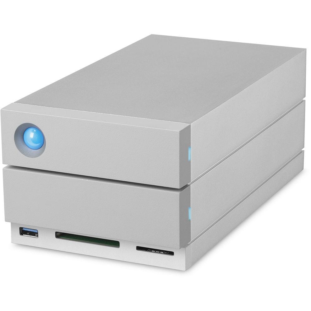 LaCie 8TB 2big Dock 2-Bay RAID Array Thunderbolt 3