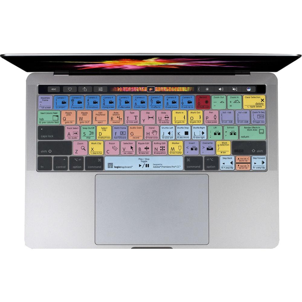 LogicKeyboard Adobe Premiere Pro CC Keyboard Cover for 13.3 & 15.4" MacBook Pro