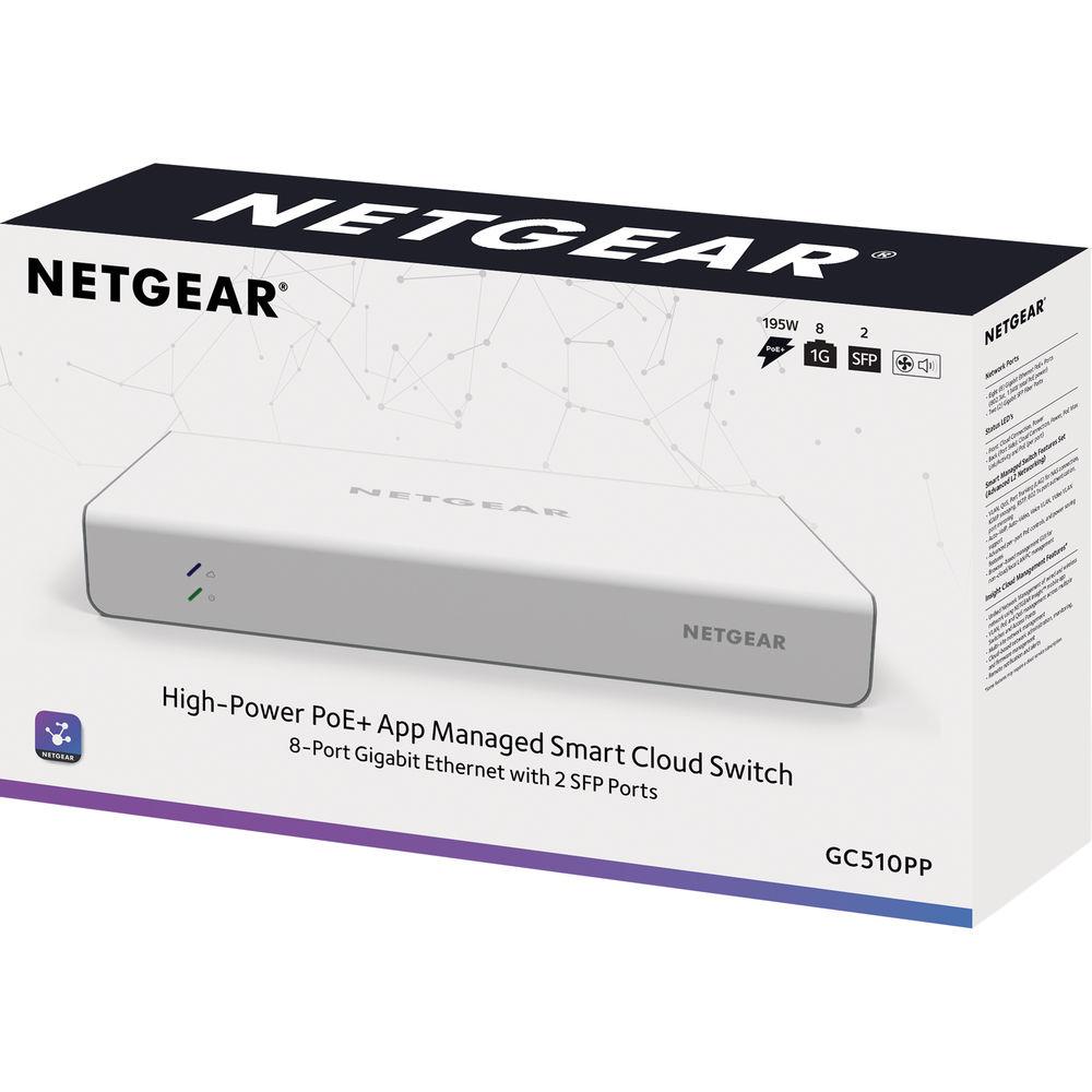 Netgear Insight 8-Port 1G Managed PoE Smart Cloud Switch