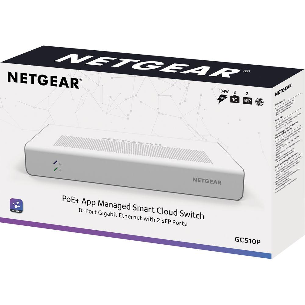 Netgear Insight 8-Port 1G Managed PoE Smart Cloud Switch