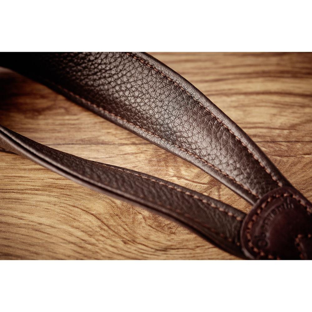 Oberwerth Isar Padded Rhubarb Leather Camera Wrist Strap