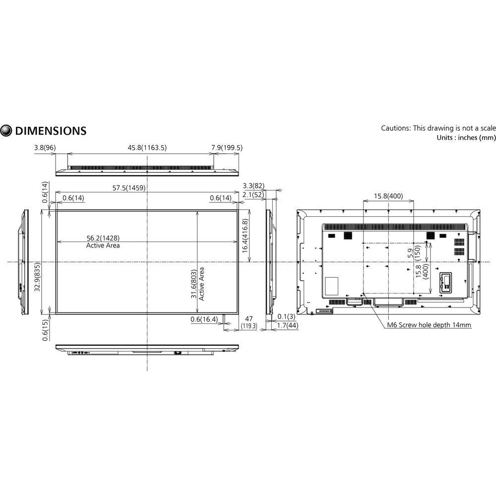 Panasonic 65" Class Full HD Direct-LED LCD Display