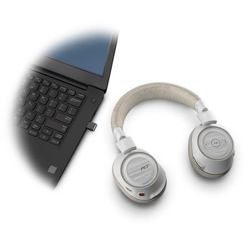 Plantronics Voyager 8200 UC Bluetooth Headset with USB Type-A Adapter