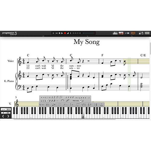 PreSonus Progression 3 Notation and Tablature Software