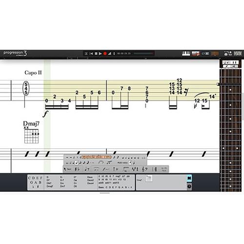 PreSonus Progression 3 Notation and Tablature Software