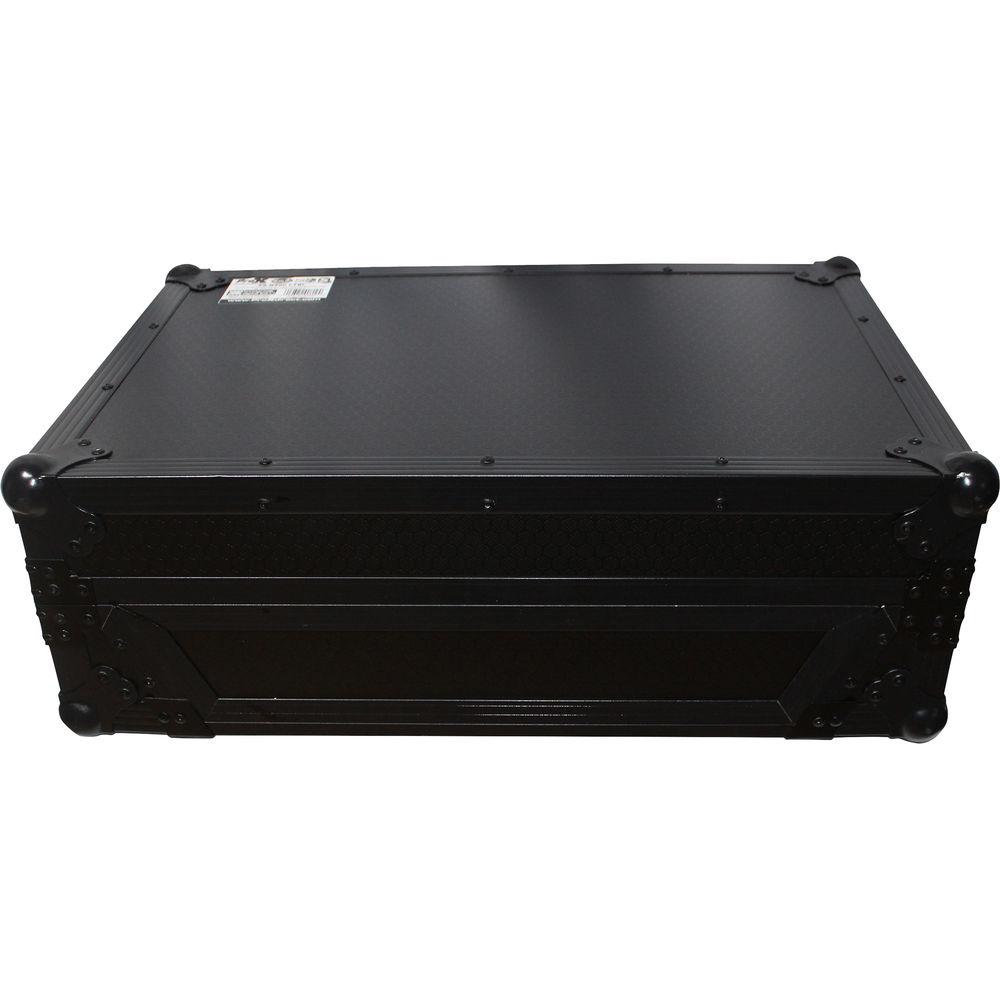 ProX Flight Case for Numark NS6II Controller with Laptop Shelf