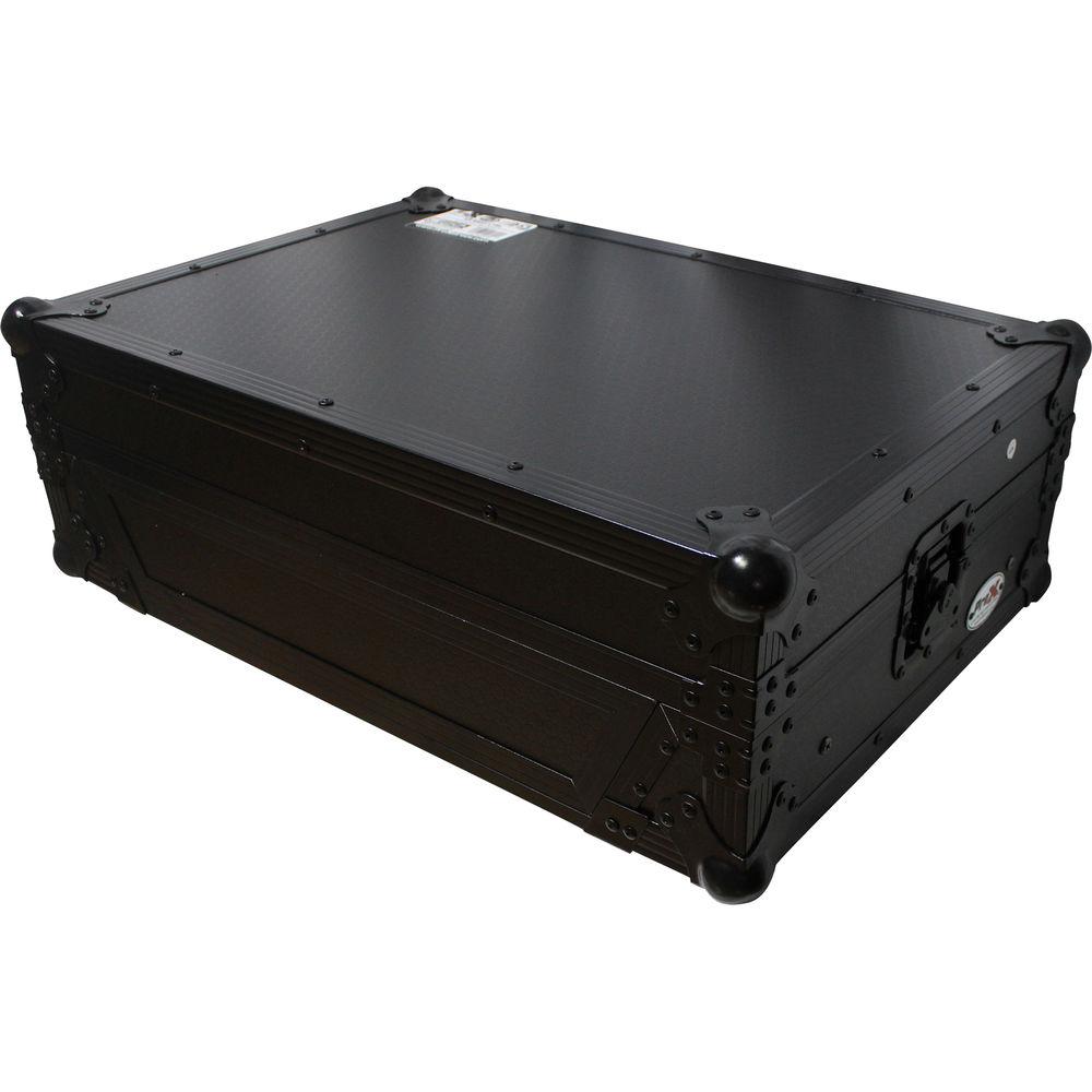 ProX Flight Case for Numark NS6II Controller with Laptop Shelf