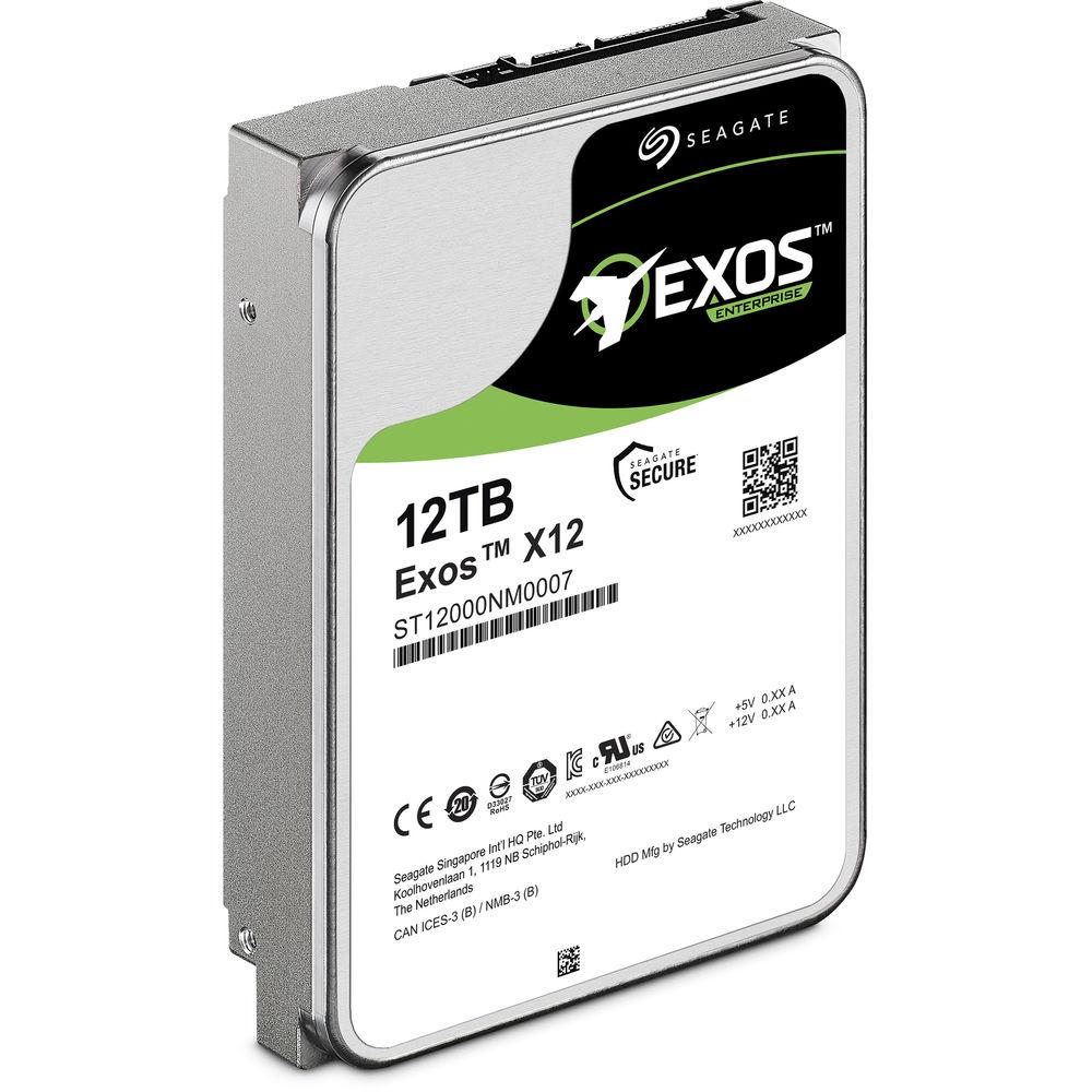 Seagate 12TB Exos X12 7200 rpm SATA III 3.5" Internal HDD