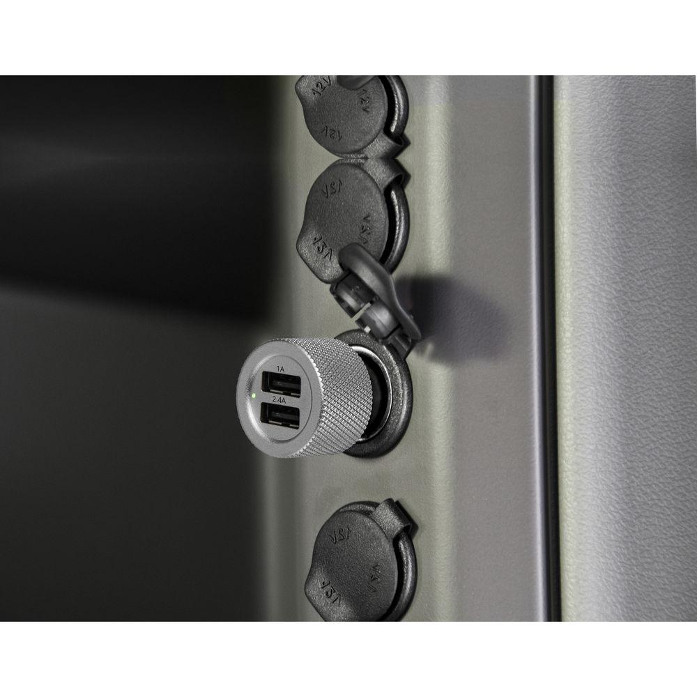 Bracketron USB Dashboard Dual BulletCharger for Select Smartphones and Portable Devices