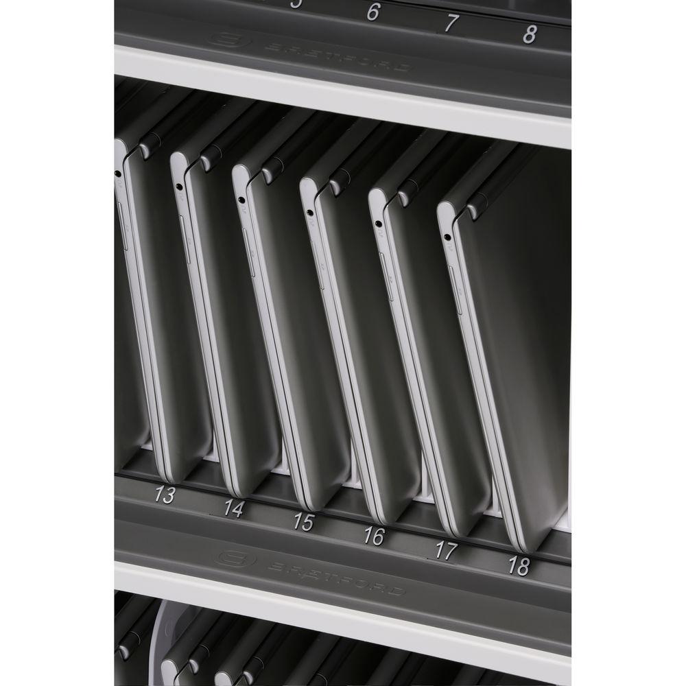 Bretford Core X Charging Cart with Back Panel for Up to 24 Devices