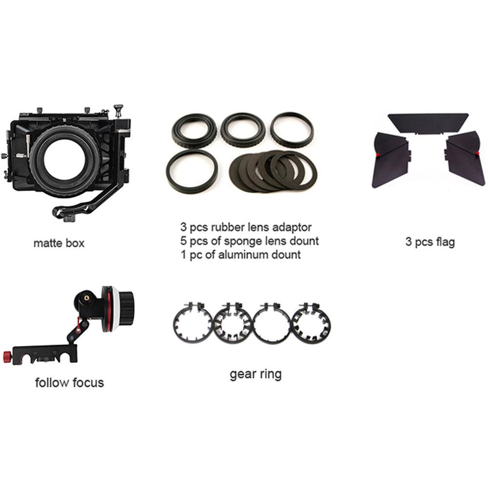 CAME-TV Terapin Rig with Mattebox & Follow Focus for Sony a7RII, a7SII, a7II