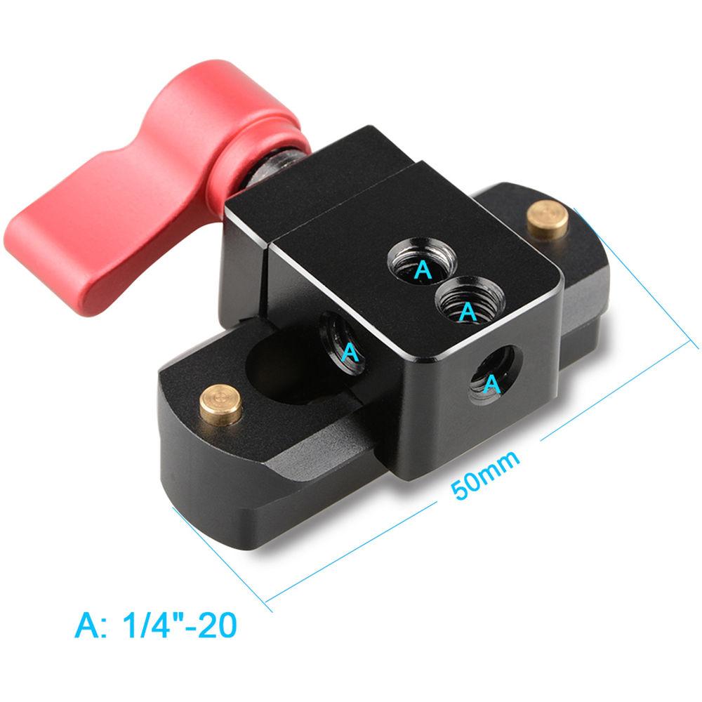 CAMVATE Swat Rail Clamp with Safety Rail