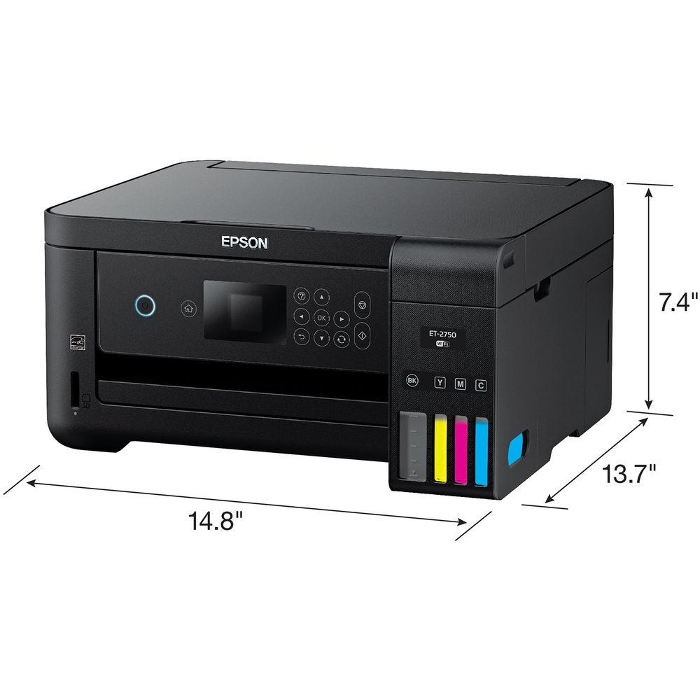 Epson Expression ET-2750 EcoTank All-In-One Inkjet Printer