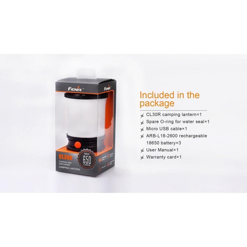 Fenix Flashlight CL30R Rechargeable Camping Lantern