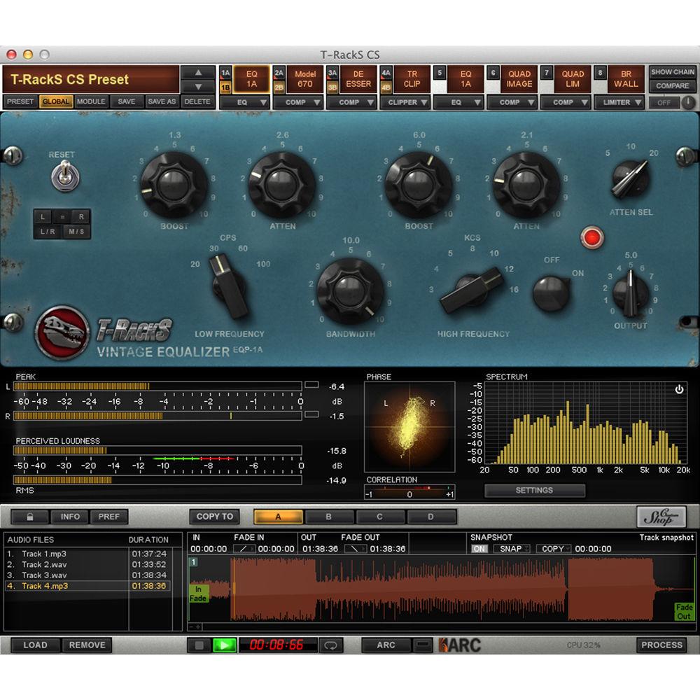 IK Multimedia T-RackS Deluxe - Mixing and Mastering Software