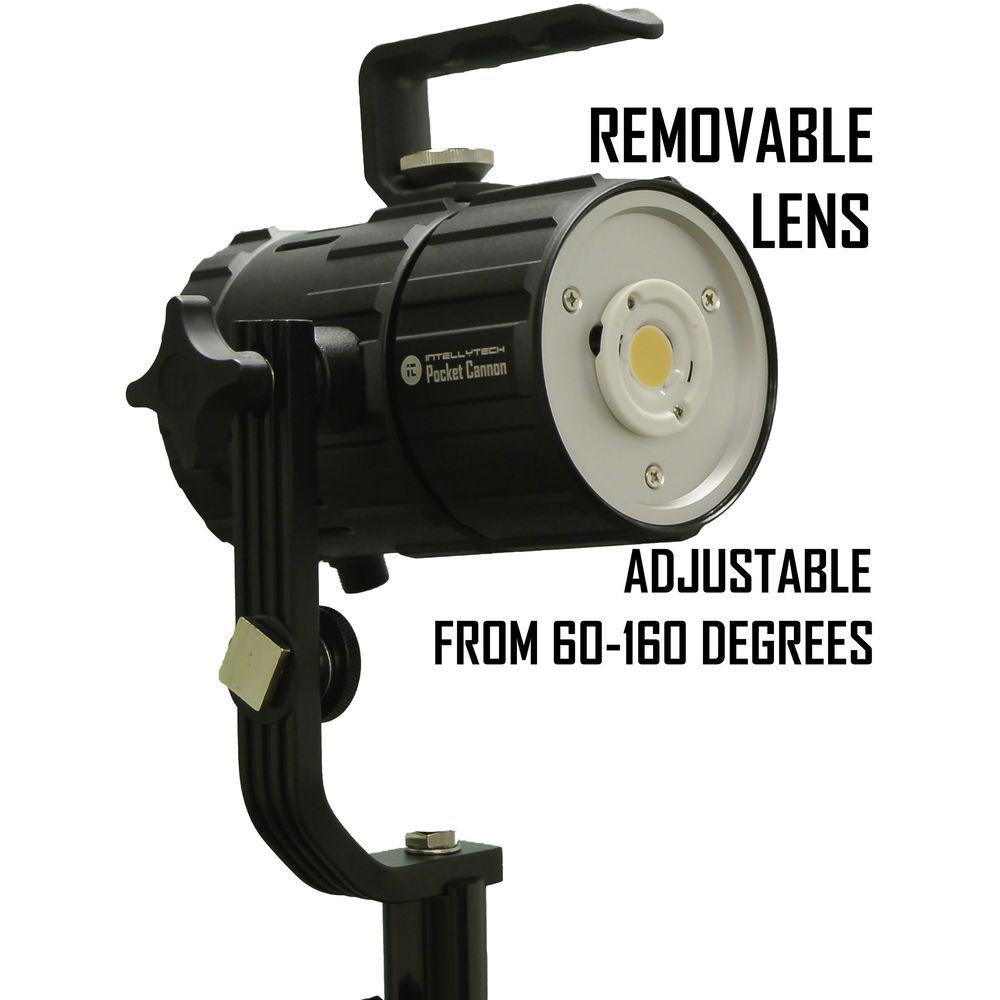 Intellytech Pocket Cannon Daylight Focusable 3-Light LED Fresnel Kit