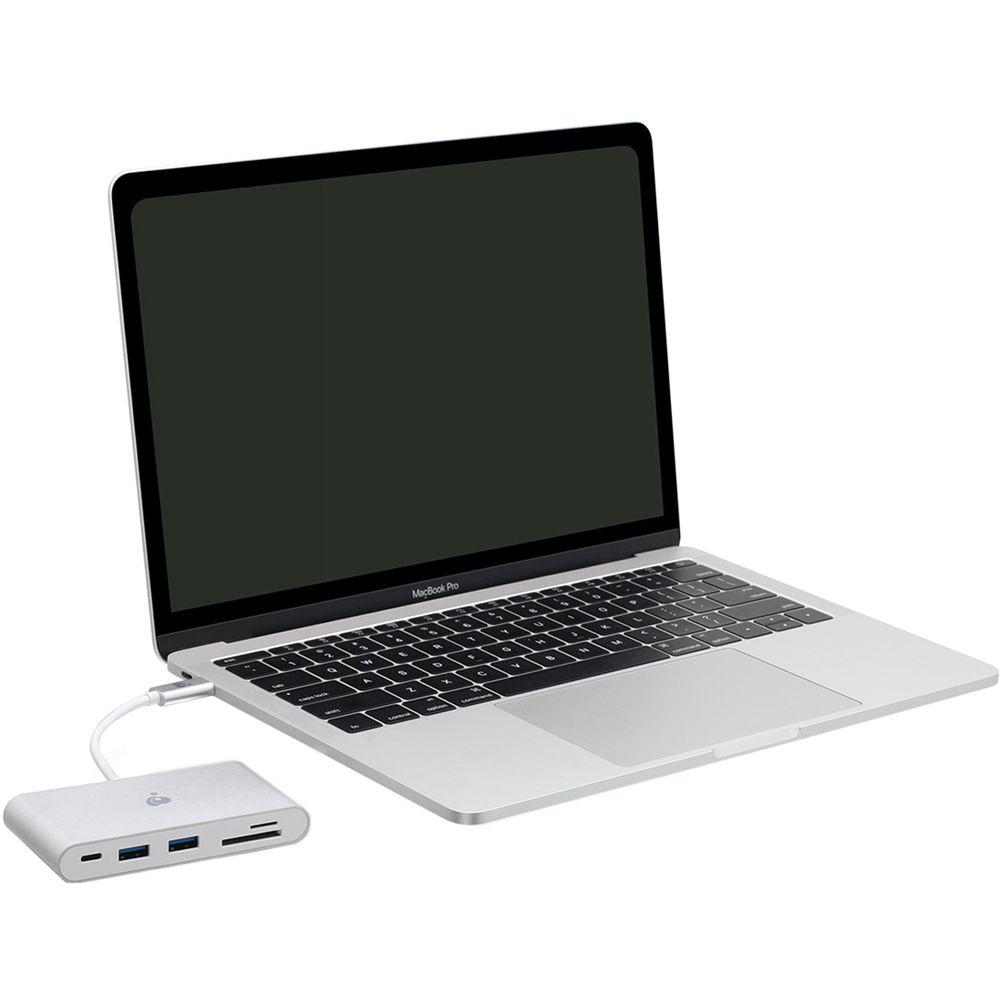 IOGEAR GUH3C84PD USB Type-C to SD microSD, USB Type-A Adapter