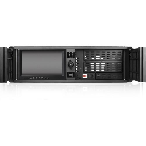 iStarUSA 3 RU Compact Stylish Rackmount Chassis with 7" Touch Screen LCD