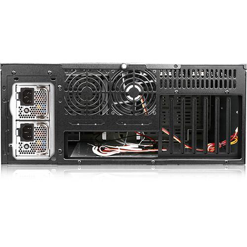 iStarUSA D-406-50R8PD2 D Storm Compact Rackmount Chassis with 500W Redundant Power Supply
